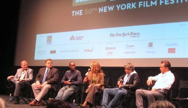 Robert Zemeckis with the cast of Flight